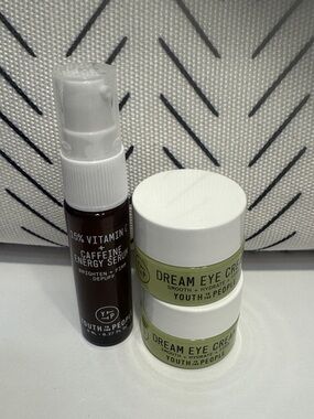 Youth to the People- Eye Cream (2) & Vitamin C + Caffeine Energy Serum